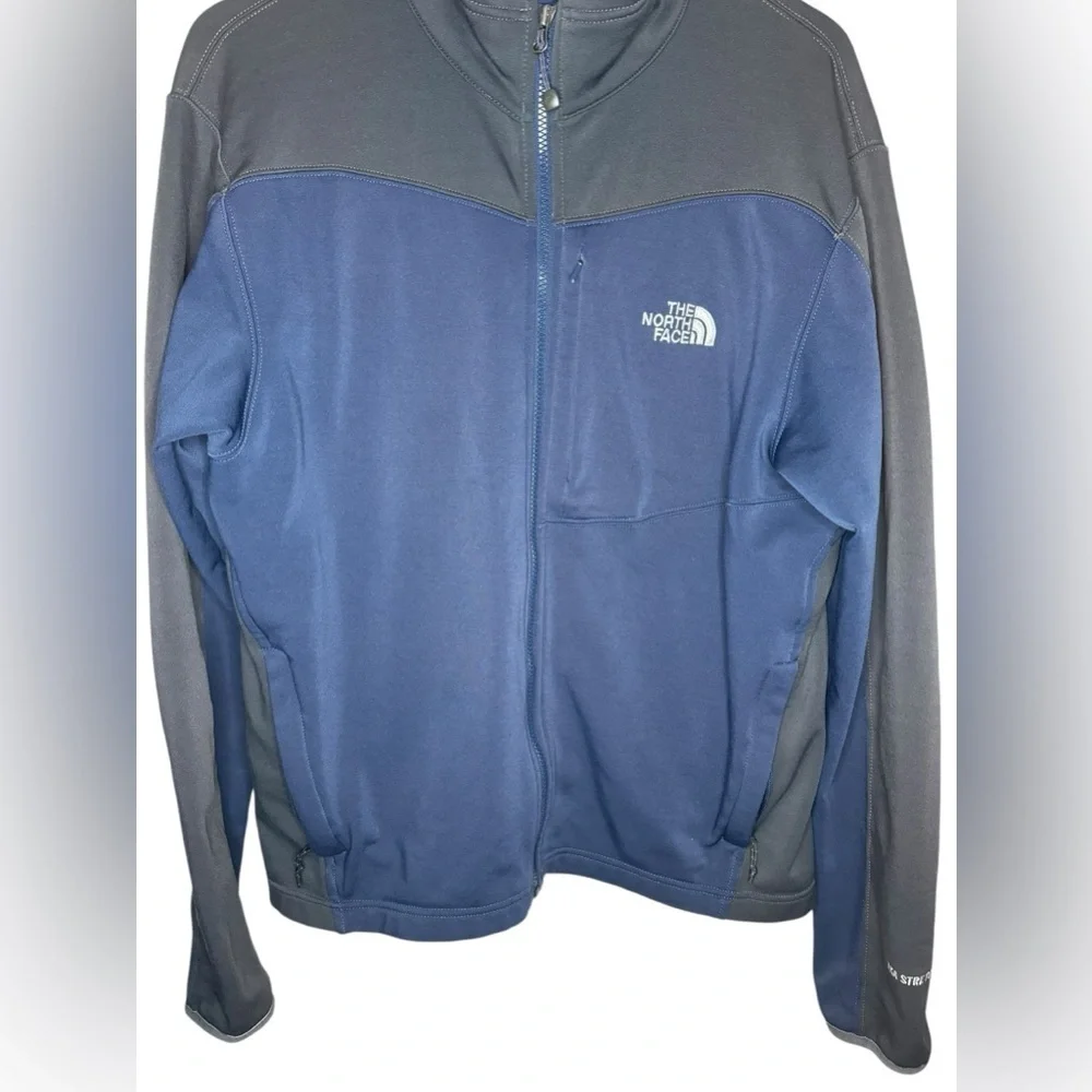 The North Face Soft Shell Jacket Mens Size L Blue Grey